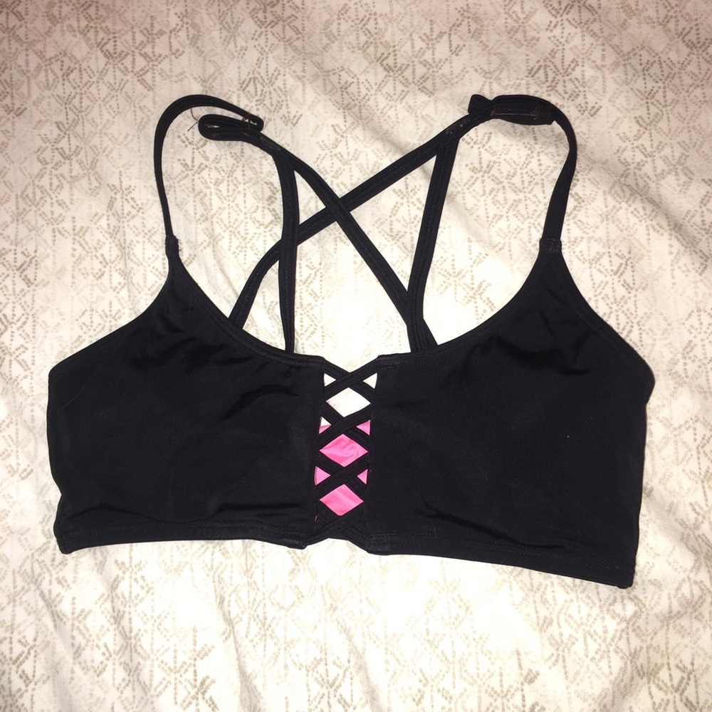 Black bikini top by Victoria’s Secret PINK
